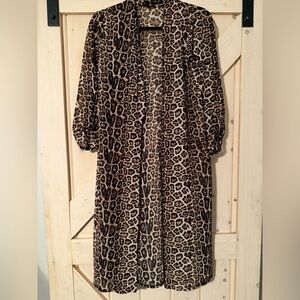 Ember Leopard Print Women's Cover Up Size M
